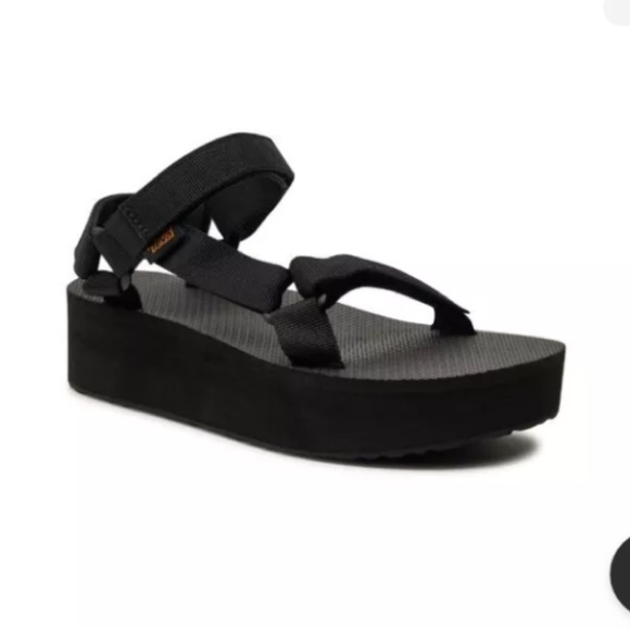 Teva Black Platform Sandals - Picture 4 of 15
